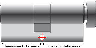Cylindre De Sécurité Vachette Volt A2P - 30/40mm - 4 Clés - Destockage En Très Bon état
