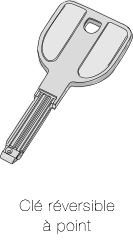 clé réversible